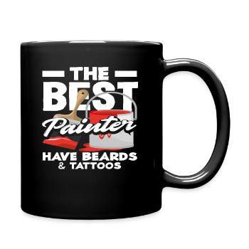 Die Besten Maler Haben Bärte Und Tattoos - Tasse einfarbig - Schwarz - Rechts