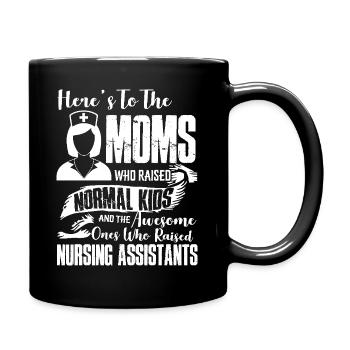 Nursing Assistant Mom - Full Colour Mug - black - Right