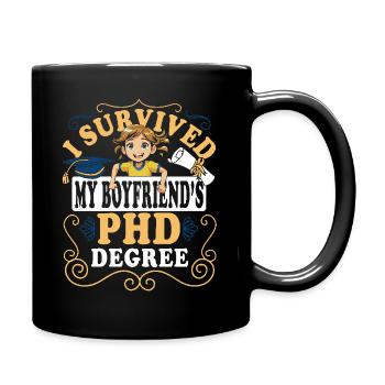Doctorate Doctorate PhD Studies - Full Colour Mug - black - Right