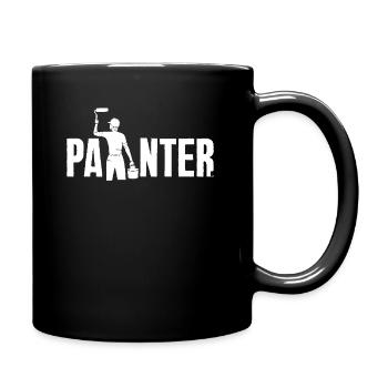 Creative painter with style - Full Colour Mug - black - Right