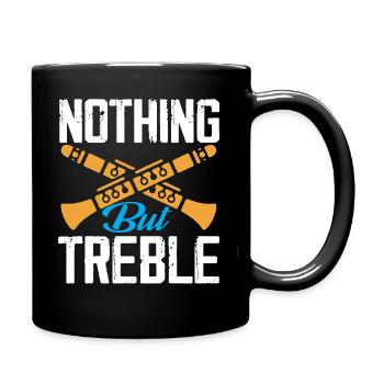 Nothing But Treble Folk Music Flutist Flute - Tasse einfarbig - Schwarz - Rechts