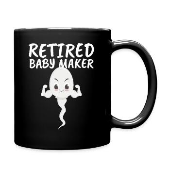 Vasectomie contraceptive Baby Maker à la retraite - Mug uni - noir - Droite