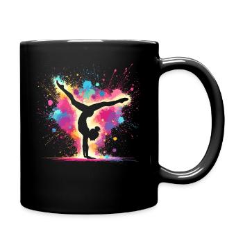 Gymnastique Gymnastique Gymnaste Acrobatie Gymnastique au sol - Mug uni - noir - Droite