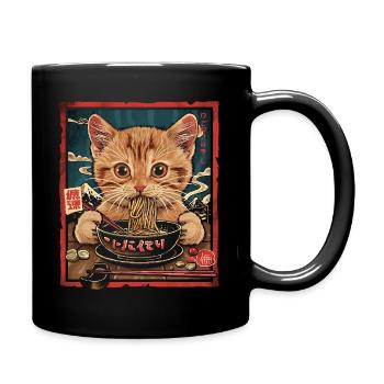 Anime Ramen Nourriture Drôle Cadeau Design - Mug uni - noir - Droite