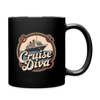 Cruise Diva | Cruise | Cruise fans - Full Colour Mug - black - Right