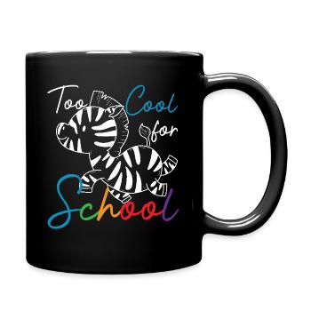 Too Cool For School Stem Sped Education Llama - Full Colour Mug - black - Right