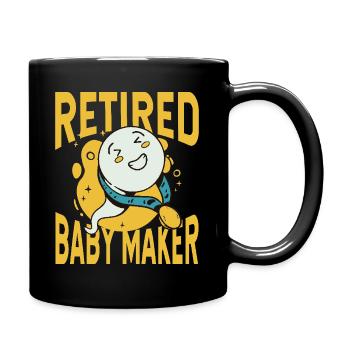 Vasectomie contraceptive Baby Maker à la retraite - Mug uni - noir - Droite