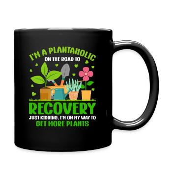 Je suis un plantaholic pour les amoureux des plantes Jardinier drôle - Mug uni - noir - Droite