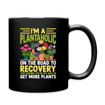 Je suis un plantaholic pour les amoureux des plantes Jardinier drôle - Mug uni - noir - Droite