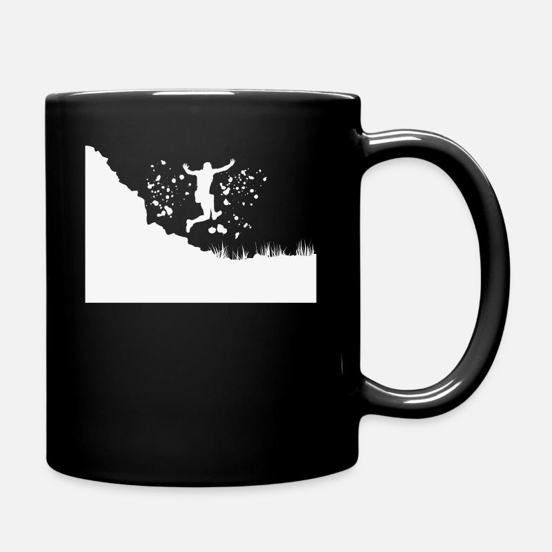 Trail Runner Cross Trail Mountain Runner - Full Colour Mug - black