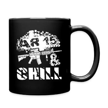 AR 15 Chill - Full Colour Mug - black - Right