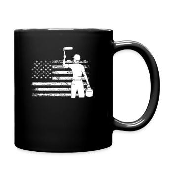 Painters, freedom-loving, patriots - Full Colour Mug - black - Right