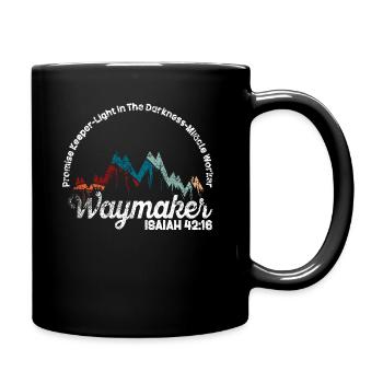 Waymaker Promise Keeper Miracle Worker - Full Colour Mug - black - Right