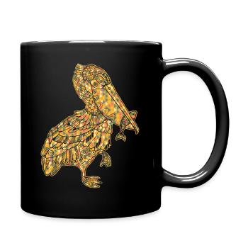 Pelican Geometric - Full Colour Mug - black - Right