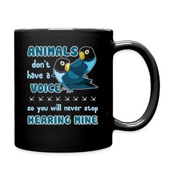 Parrot Love Parrot - Full Colour Mug - black - Right