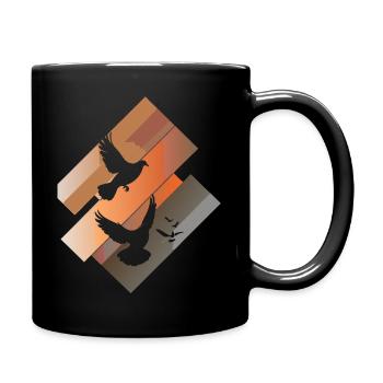 Pigeon Pigeon Eggs Pigeon Manure - Full Colour Mug - black - Right