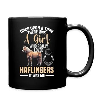Cheval Maman Équitation Équitation Haflinger Propriétaire - Mug uni - noir - Droite