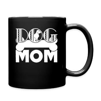 Mother's Day Dog Mom - Full Colour Mug - black - Right