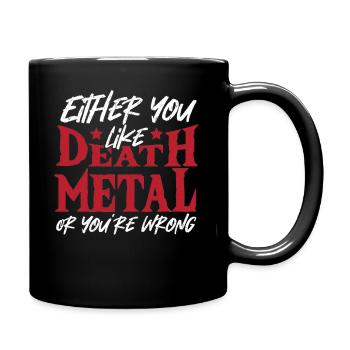 Groupe de musique rock heavy metal Death Metal - Mug uni - noir - Droite