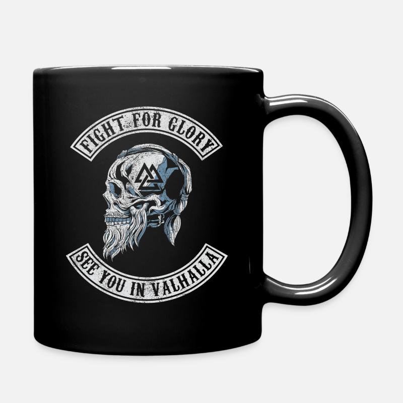 Viking Lake U dans Valhalla Dicton - Mug uni - noir