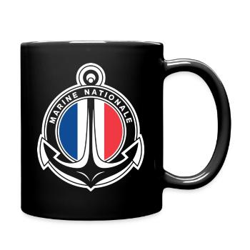 Marine Nationale - Mug uni - noir - Droite