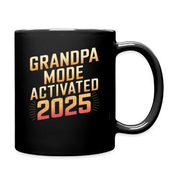Mode grand-père activé 2025 - Mug uni - noir - Droite