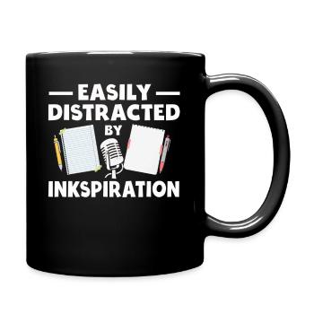 Poetry Slam Ink Stimulation Slam Poetry - Full Colour Mug - black - Right