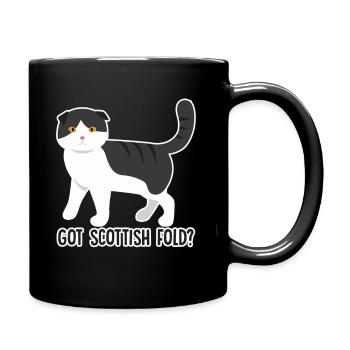 Got Scottish Fold Cat - Full Colour Mug - black - Right