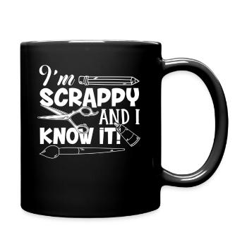 Scrapbook I Know Scrapbook - Full Colour Mug - black - Right