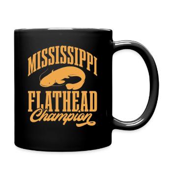 Mississippy Flathead Champion Flthead Catfish - Mug uni - noir - Droite