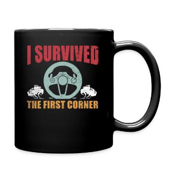 Simracer Esports Enthusiast Sim Racing - Full Colour Mug - black - Right