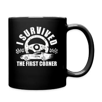 Simracer Esports Enthusiast Sim Racing - Tasse einfarbig - Schwarz - Rechts