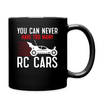 Vous n’avez jamais assez de voitures RC - Mug uni - noir - Droite