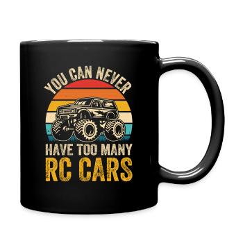 Vous n’avez jamais assez de voitures RC - Mug uni - noir - Droite