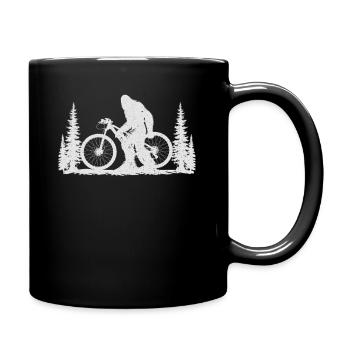 VTT Bigfoot – Fun MTB Design - Mug uni - noir - Droite