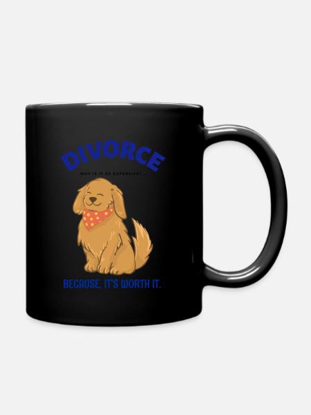 Chien de divorce - Mug uni - noir