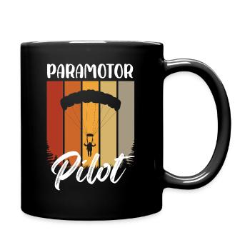 Pilote paramoteur Avion d’aviation ultra-léger - Mug uni - noir - Droite