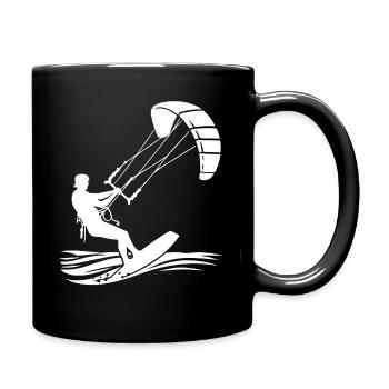 Kitesurf Kiteboard Surf Kiteboarder Surfeur - Mug uni - noir - Droite
