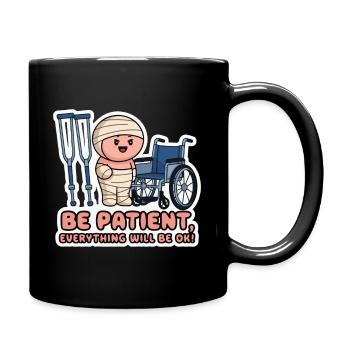 GANZKÖRPER-GIPSE - Tasse einfarbig - Schwarz - Rechts