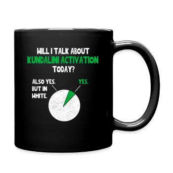 Activation de l’éveil de la Kundalini à propos de Funny Spiritu - Mug uni - noir - Droite