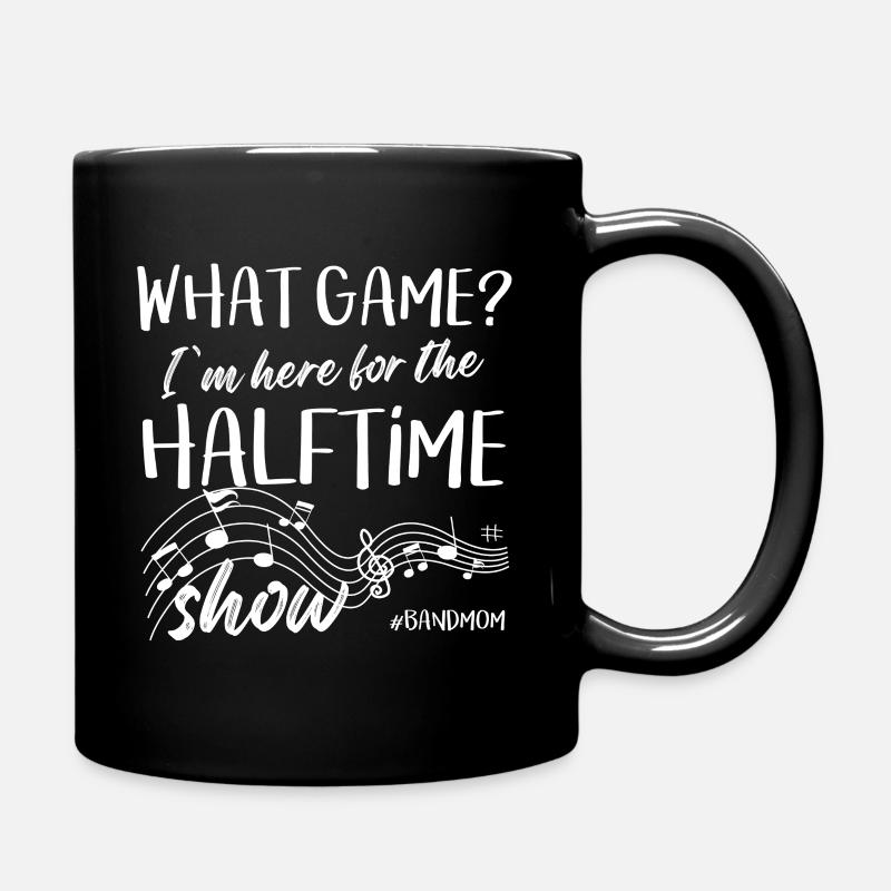 What Game I'm Here For The Halftime Show - Tasse einfarbig - Schwarz