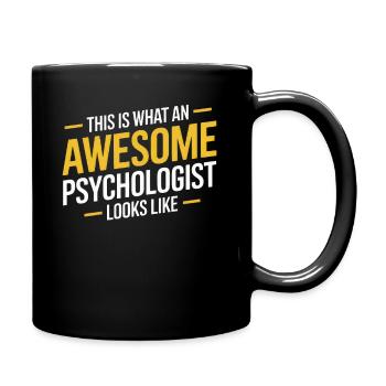Voici à quoi ressemble un psychologue génial - Mug uni - noir - Droite