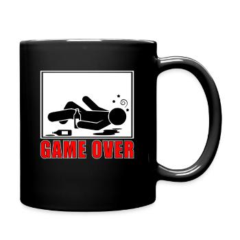 Fin du jeu - Mug uni - noir - Droite