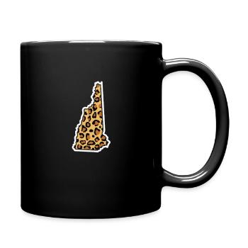 Nevada Imprimé léopard États-Unis État américain - Mug uni - noir - Droite