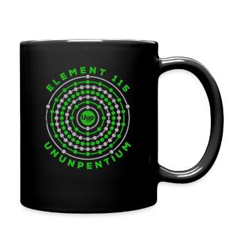 Element 115 Moscovium Anti-Schwerkraft Ununpentium - Tasse einfarbig - Schwarz - Rechts