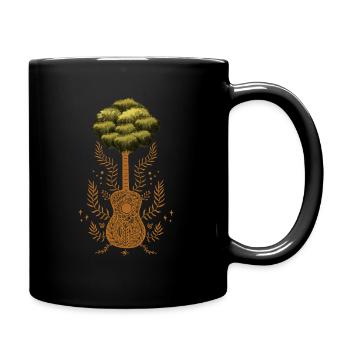 Yggdrasil Nature Musicien Arbre De Vie - Mug uni - noir - Droite