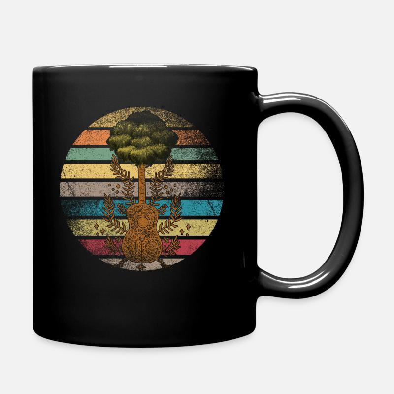 Yggdrasil Natur Musiker Baum Des Lebens - Tasse einfarbig - Schwarz
