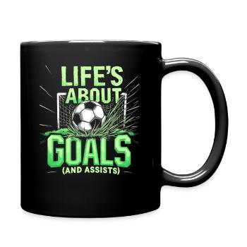 football, joueur de football, joueur de football garçon - Mug uni - noir - Droite