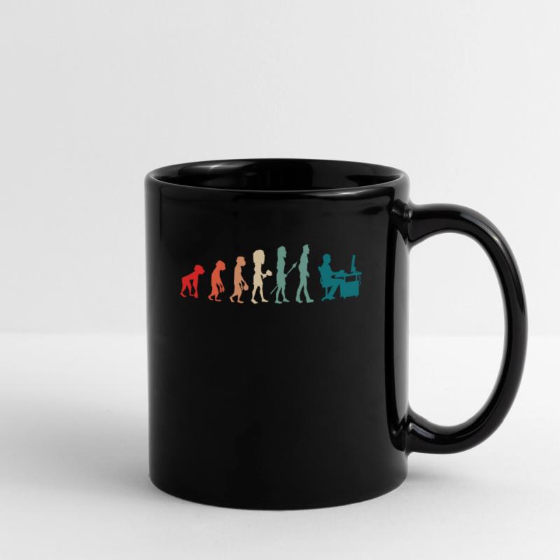 Evolution de l’homme – programmeur informatique Mug uni