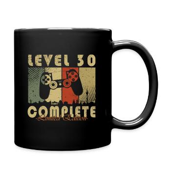 Niveau 30 débloqué, 30e anniversaire - 30 ans - Mug uni - noir - Droite